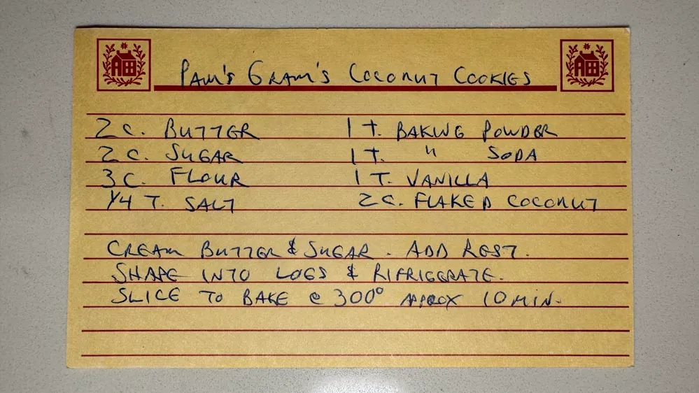 Paul Gram&#x27;s Coconut Cookies