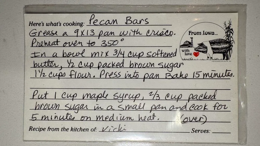 Pecan bars